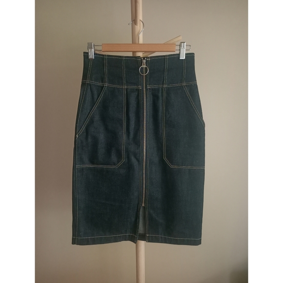 SASS & BIDE Want You Back Denim Skirt *size 38 NWOT* - Picture 3 of 7